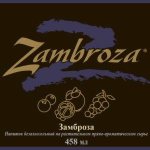 Etiketka 2 Napitok Bad Zambroza kompanii NSP